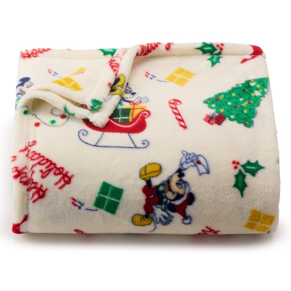 Disney Mickey Mouse oversized plush Holiday Throw